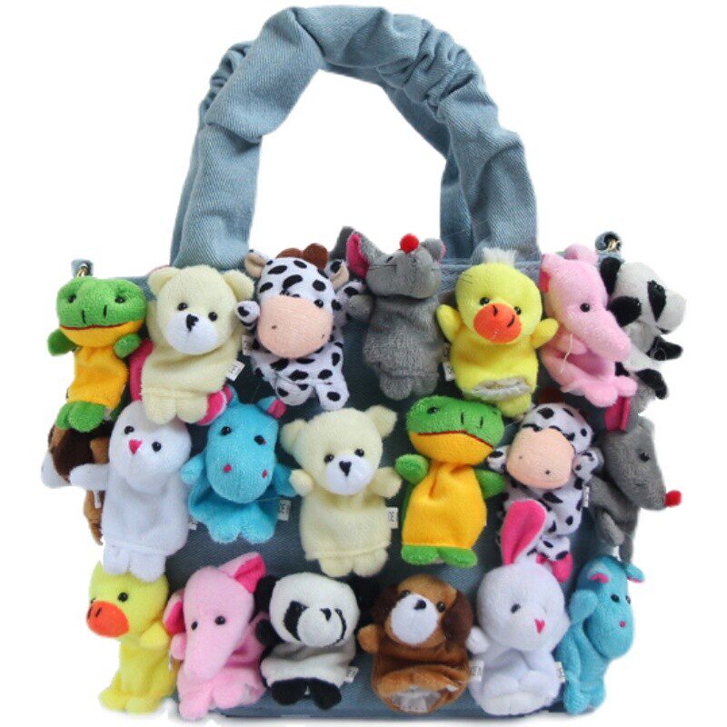 卡通包小众设计牛仔可爱风公仔娃娃手提斜挎女包2021新款小包包