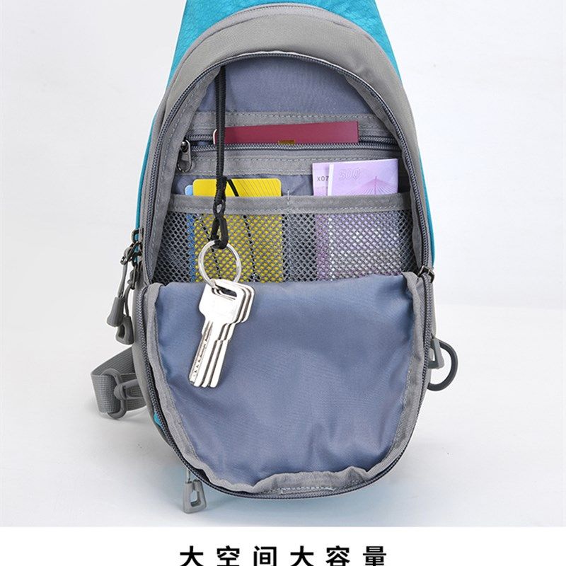 休闲女士胸包2023新款胸前斜挎包牛津布单肩包运动背包男士小包包,箱包皮具/热销女包/男包,胸包,淘宝优惠券,粉丝福利购,淘宝优惠卷