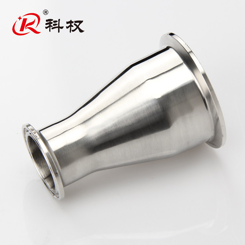科权卫生级快装大小头3r16不锈钢卡箍式快开同心变径管大转小接头