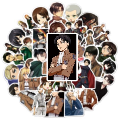 10/40/50Pcs Attack on Titan Cartoon Diy Stickers Decoration
