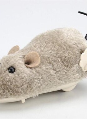 Cute   Plush Fur Toy Clockwork Movement Mechanical Mo