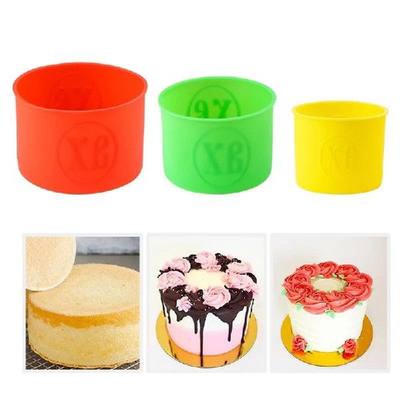 极速S/M/L Round Cake Moulds Easy Release Silicone Mousse