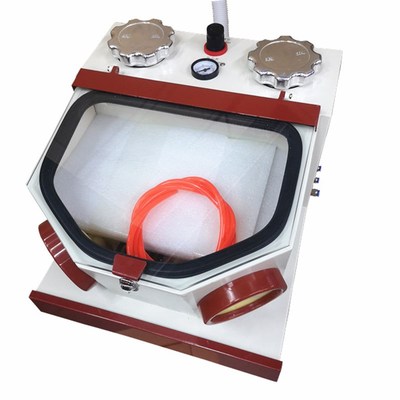 双笔式带抽屉喷砂机喷托槽 烤瓷胶托活动牙 技工义齿加工设备商用