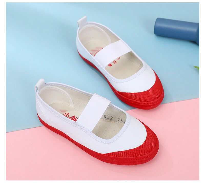 山东鲁泰护士小白鞋女士白色鞋学生舞蹈鞋广场舞鞋软底体操帆布鞋