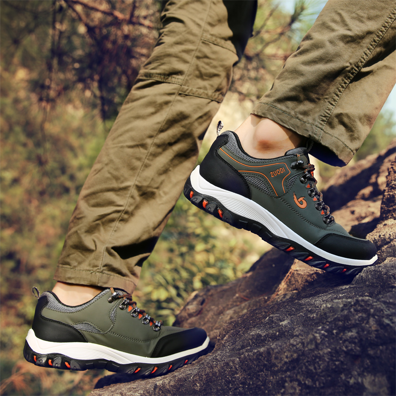 速发Men Hiking Shoes Wear resistant Outdoor Sports Shoes Men