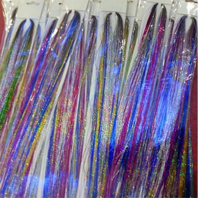 速发1 Pc Sparkle Shiny Hair Tinsel Hair Extensions Dazzles W