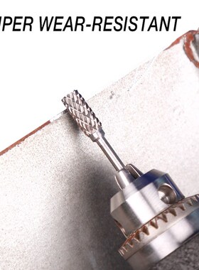 5pcs 6x10mm Tungsten Carbide Burrs Carving Bit Double Cutter