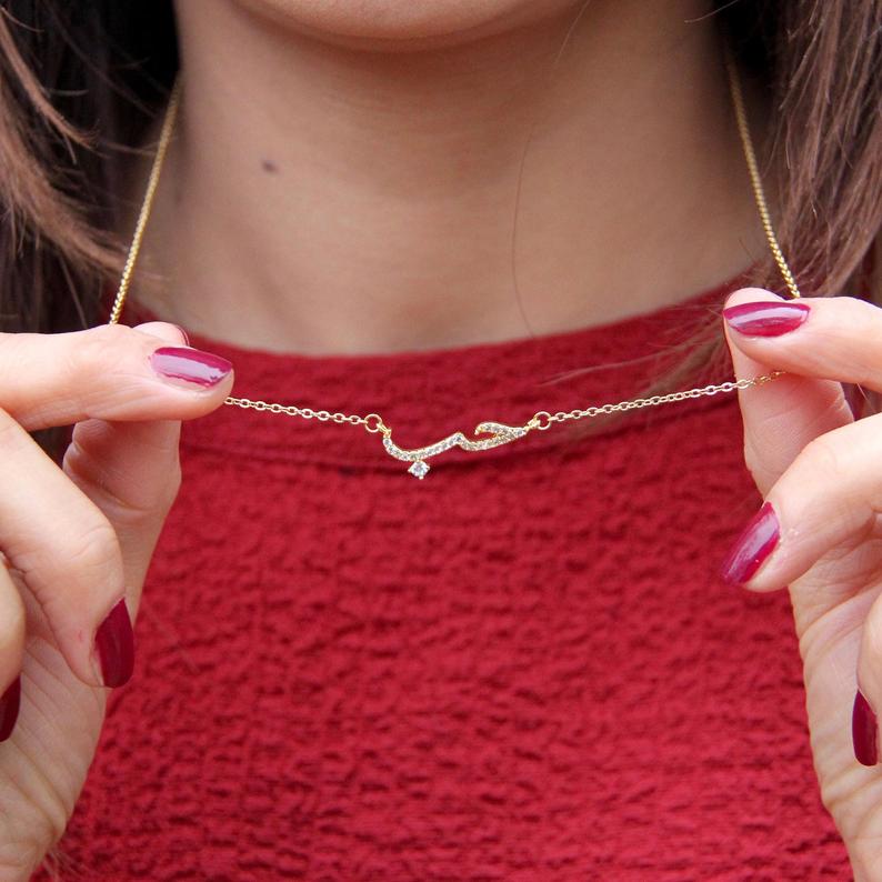网红Love Jewelry Necklaces Women Arab Jewelry Stainless Stee