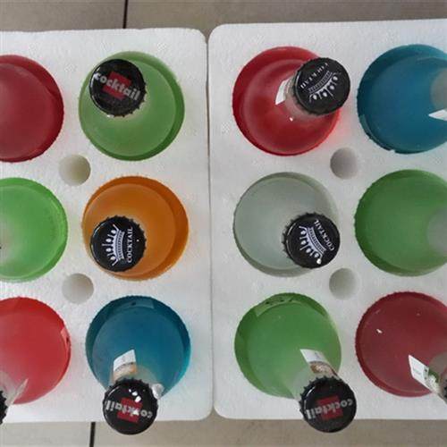泡沫纸箱快递包装箱12支装冰锐鸡尾酒预调酒锐澳泡果洋酒330毫升