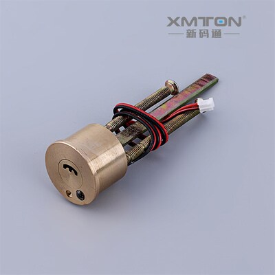 【618囤货节特批】电机锁机械锁头3F把月牙形机械钥匙带灯锁芯配