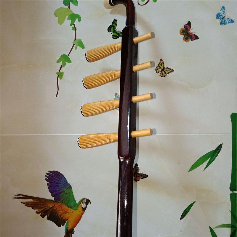 硬木四胡圆杆二胡扁杆乐器配件四C胡木轴杆配轴二胡配件木轴二胡