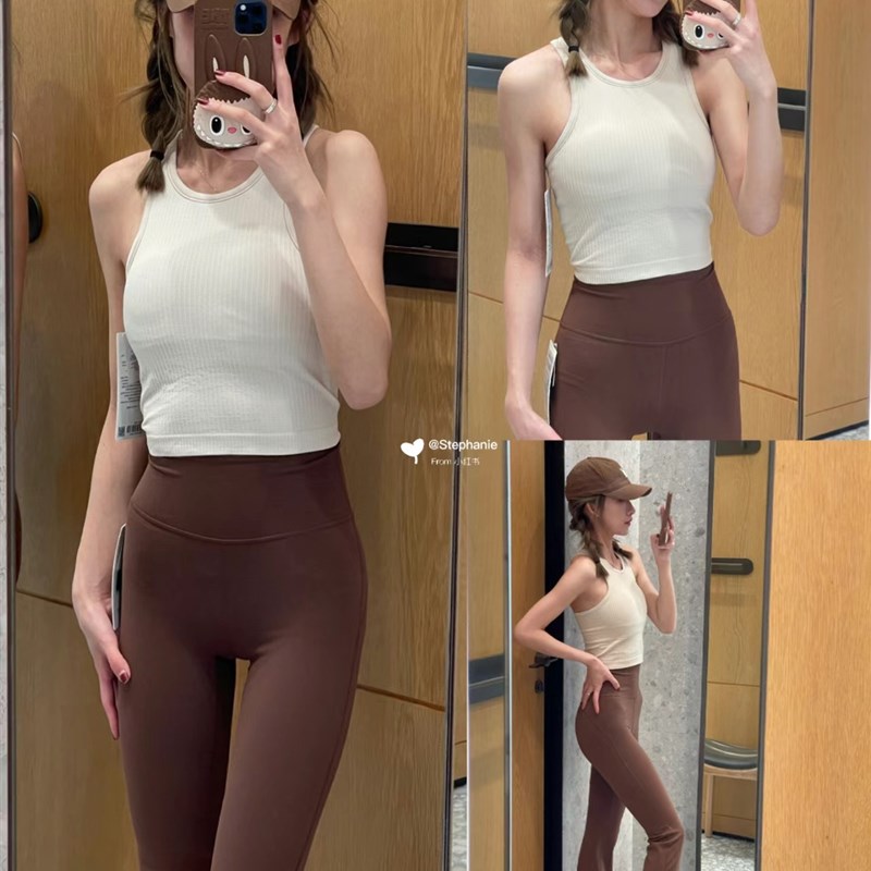 柬埔寨版本|女神2米大长腿显瘦气质  凸显身材女士瑜伽健身喇叭裤