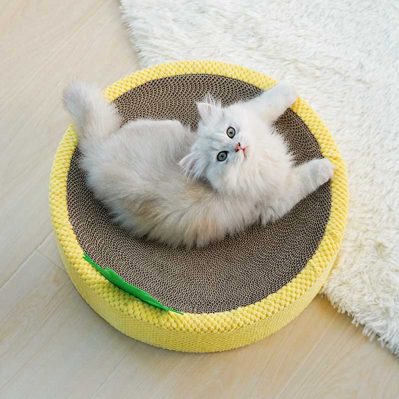 猫抓板大号磨爪休息猫窝一体耐磨瓦楞椭圆形耐抓水果造型猫爪盆盘,宠物/宠物食品及用品,猫抓板,淘宝优惠券,粉丝福利购,淘宝优惠卷