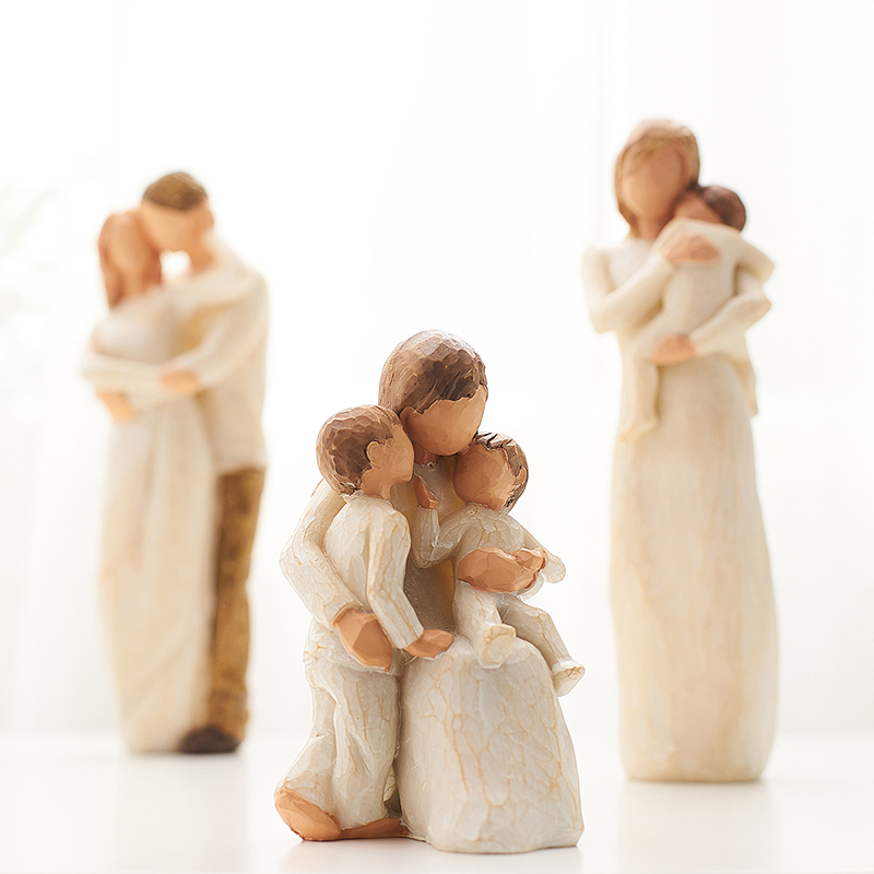 Easter figurines home decoration accessories for living