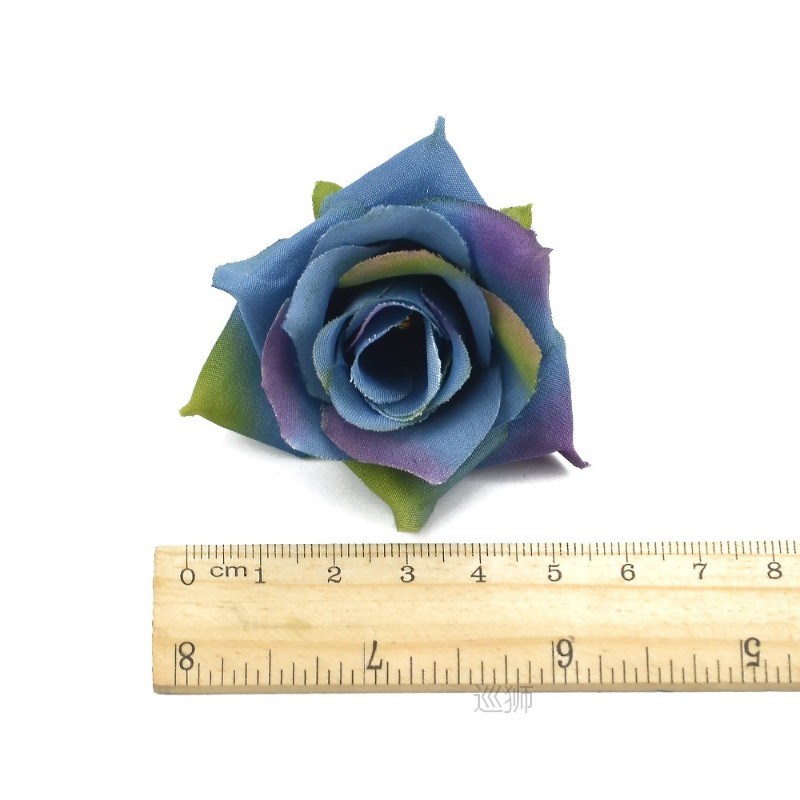 100PCS DIY Artificial White Rose Silk Flowers Head For Home