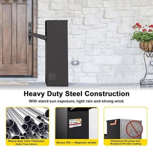 快递柜家用私人包裹自提柜室外门口投递箱智能收件箱户外防