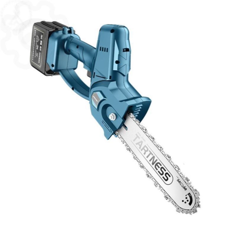 户外据电锯伐木剧充电式割树机家用小型链条锯手提据砍柴锯木神器