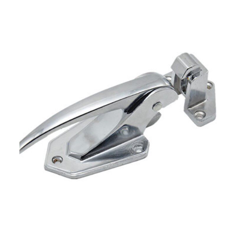 工业烤箱烘箱拉手铰冷库链冰柜门锁合中号压把式锁折页页把手小号