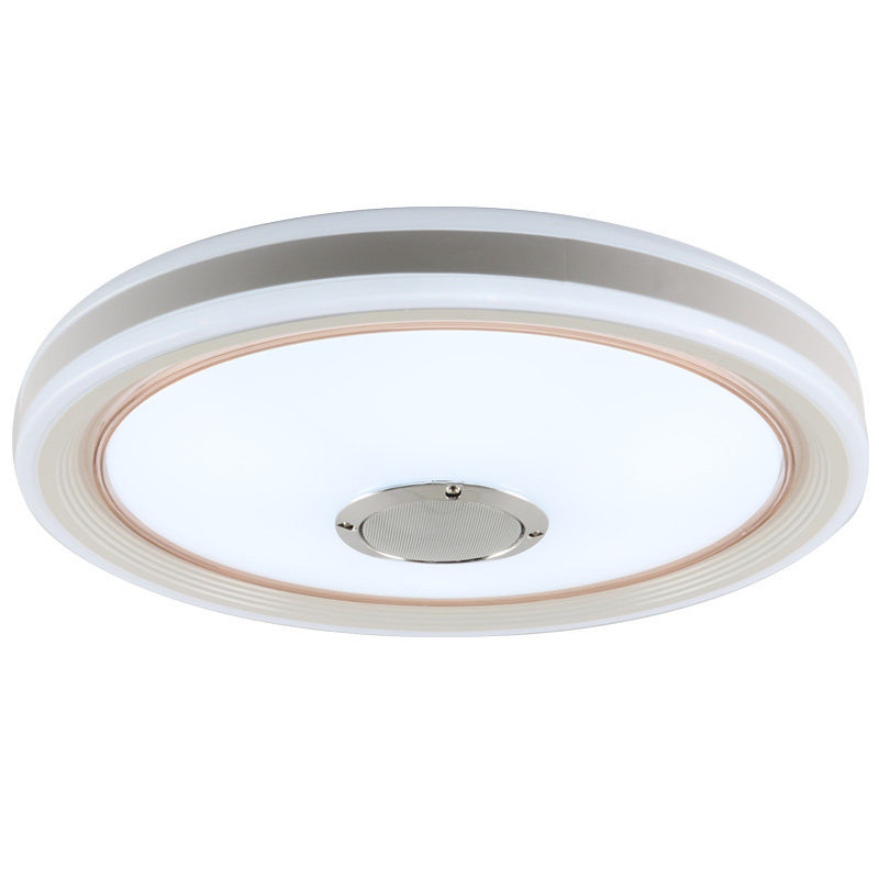 蓝牙灯音乐吸顶灯led圆形音箱音响灯卧室客厅灯家用智能遥控灯具