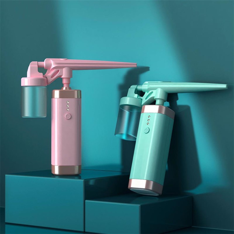 美容高压喷雾手持注氧仪家用嫩肤补水仪  便携式精华脸部导入仪