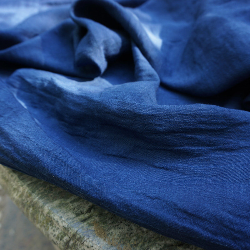 手工靛蓝22年小花椒纹人棉苎麻汉服唐装面料上衣裙子裤子面料,纺织面料/辅料/配套,棉麻面料,淘宝优惠券,粉丝福利购,淘宝优惠卷