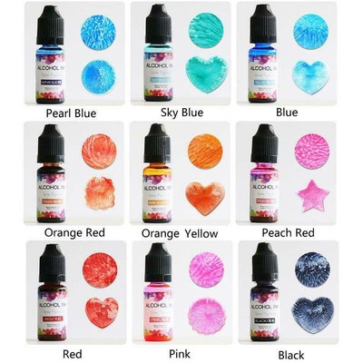 DIY Art Craft Supplies Epoxy Resin Alcohol Ink Pigt Liquid C