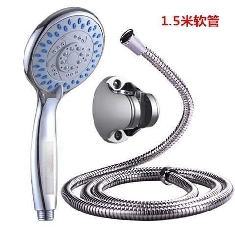 网红Shower head hotel bathroom pipe shower head and hose fix-封面