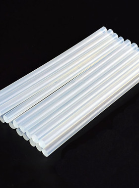 高粘热熔胶棒 7mmn透明胶条11mm白色热溶胶封箱胶家用手工胶枪胶