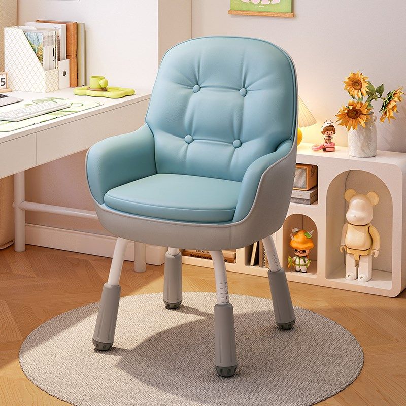 化妆椅家用可升降椅子电脑椅书桌学习椅女生卧室梳妆台凳子靠背椅