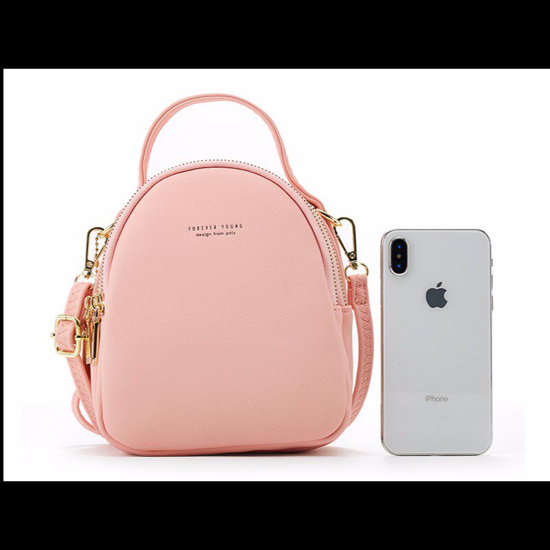 三层小包包女新款2021小背包斜挎包韩版百搭潮小众设计感迷你小包