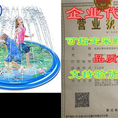 推荐PEFECEVE Splash Pad for Kids, 68” Outdoor Summer Splas