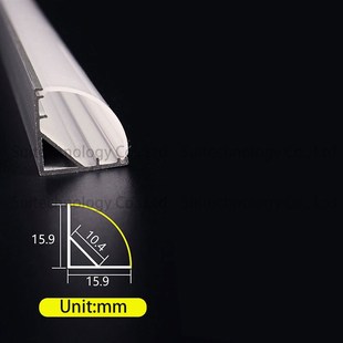 4pcs AC220V LED bar light V shape Triangle aluminum profile