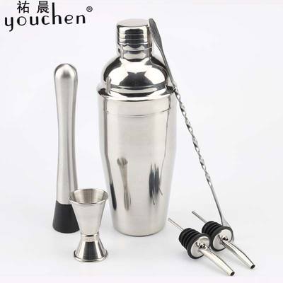 推荐.Stainless steel cocktail shaker set cocktail shaker too