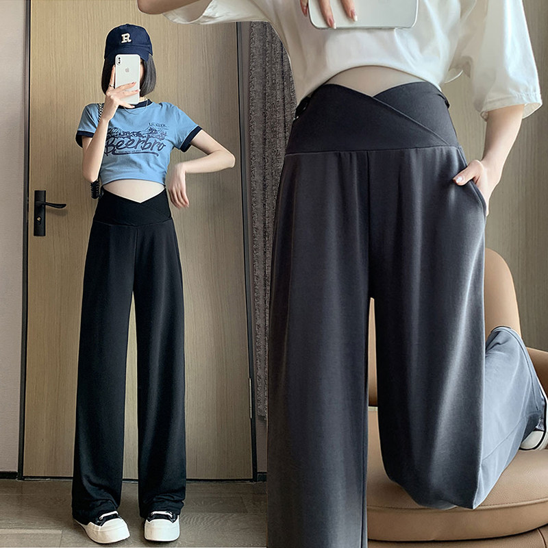 低腰孕妇裤夏季薄款外穿垂顺小个子夏G天阔腿裤子拖地长裤运动裤,孕妇装/孕产妇用品/营养,孕妇休闲裤,淘宝优惠券,粉丝福利购,淘宝优惠卷