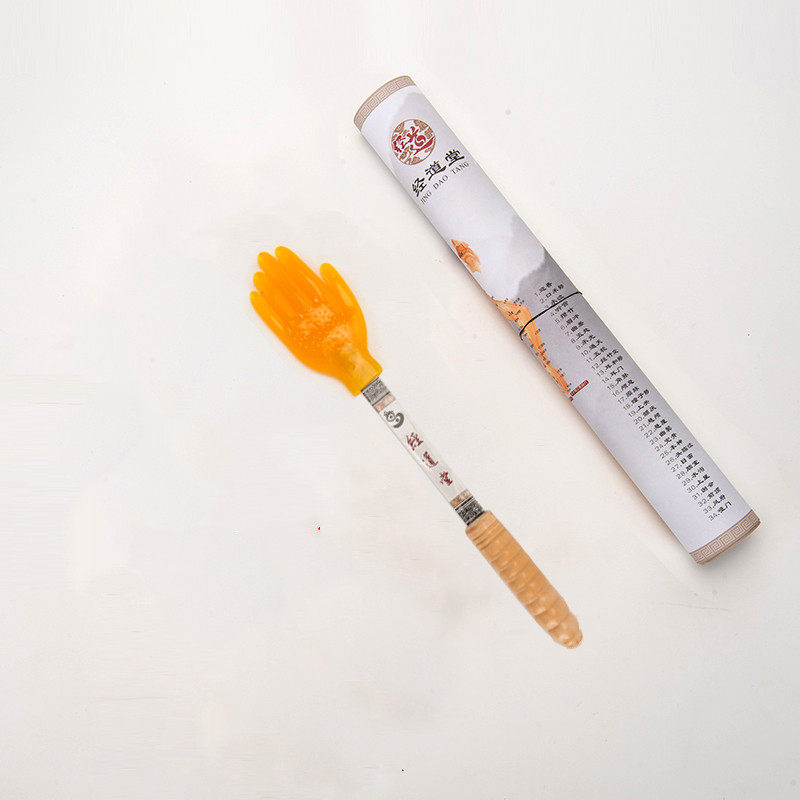 扣痧拍王洪刚古法经络拍打器经道堂养生拍痧板家用硅胶小黄手掌拍