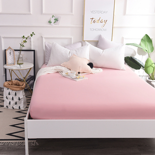 2米200x220床浅蓝色天蓝床罩90 135 150x190床笠单件夏季薄款