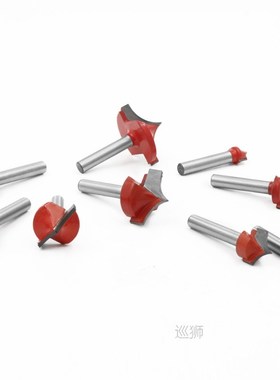 LA VIE 1pc 6mm Shank CNC Round Nose Bits Round Point Cut Bit