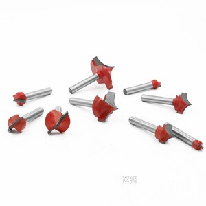 LA VIE 1pc 6mm Shank CNC Round Nose Bits Round Point Cut Bit