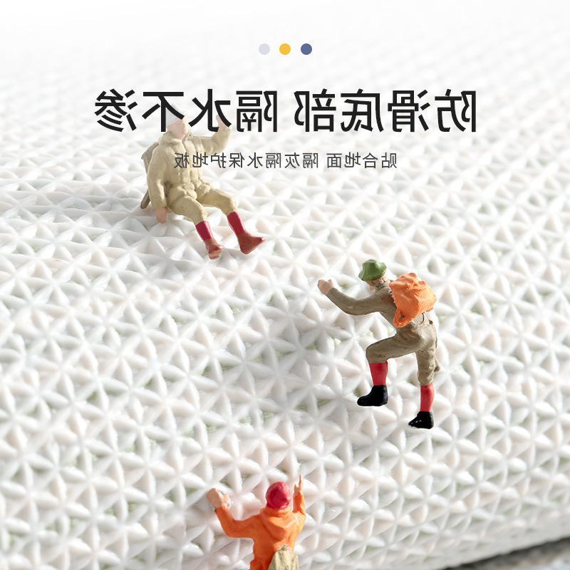 速发Daisy semicircle flocking floor mat for