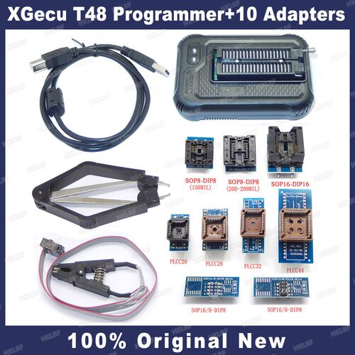 T48 TL866II升级USB编程器笔记本路由BGA液晶主板bios 汽Z车NAND