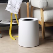 北欧创意垃圾桶客厅卧室卫生间家O用纸篓简约时尚 垃圾筒