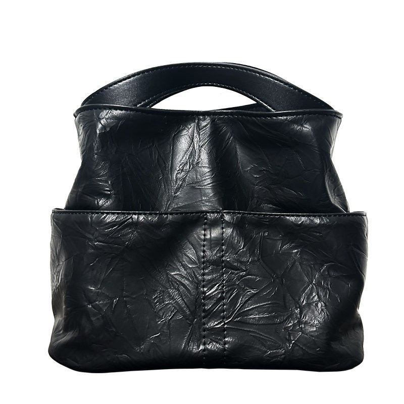 包包女士2024新款软皮手提通勤水桶包女时尚百搭手抓纹单肩斜挎包,箱包皮具/热销女包/男包,水桶包,淘宝优惠券,粉丝福利购,淘宝优惠卷