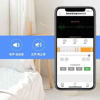 wif录无线网络拾音器立体环绕高清降噪手机远Q程实时听音插卡i音