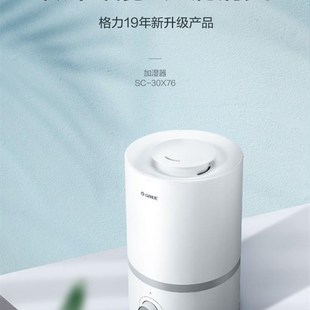 GREE 静音 速发格力 加湿器 办公室卧室家用 30X76 上加水