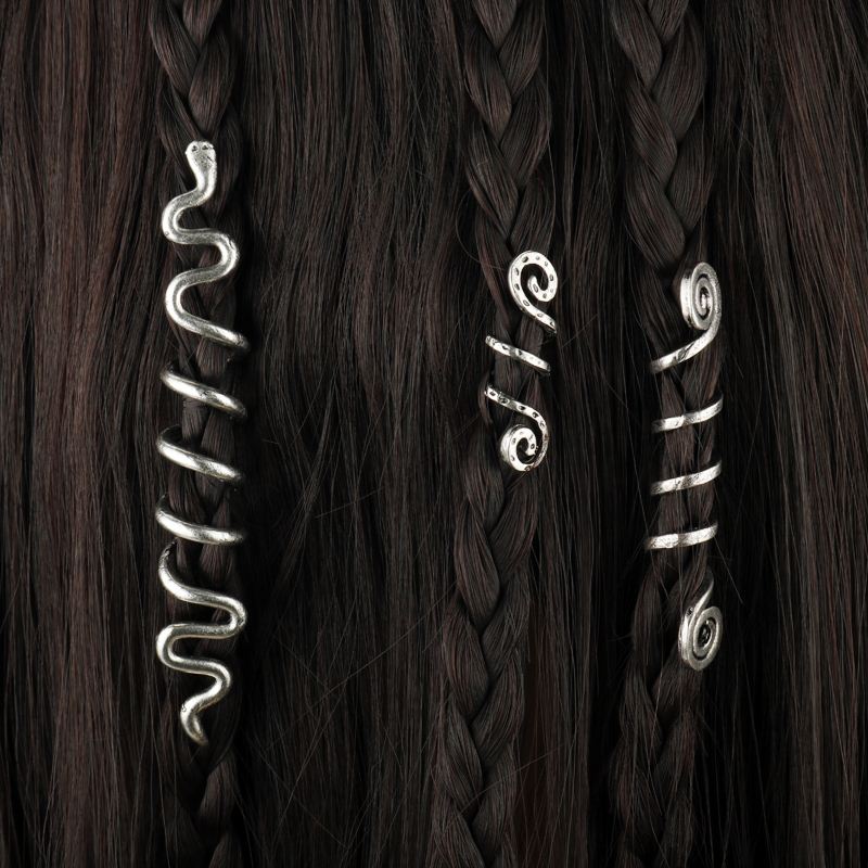 推荐Viking Spiral Charms Beads for Hair Braids for Beard Hai