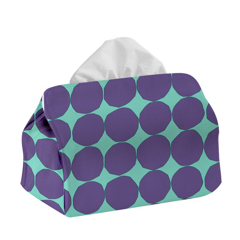 新品芬兰石头图案纸巾盒客厅抽纸盒北欧风花朵纸抽盒家居装饰收纳