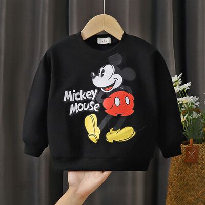 速发Autumn Kids Clothes  Mickey Brand Baby Boys Girls Long S