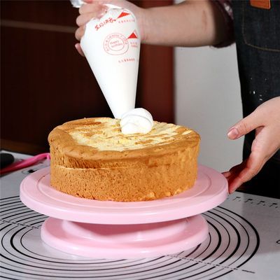 10 Inch DIY Cake Turntable Baking Tools Plastic Round Cake R