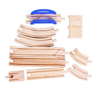 城市轨道立交桥拼插拆装积木拼图儿童木质益智惯性玩具男孩