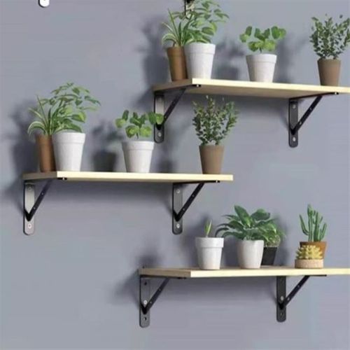 墙上置物架商用重型货架多层壁挂式房间书架挂墙长条货架一字隔板